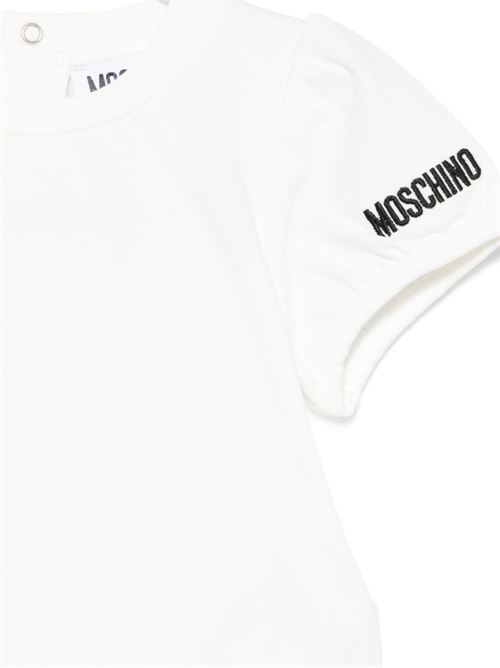 Completo bambina Moschino Baby denim con gonna jeans e orso MOSCHINO BABY | MDG01VLXE4340332